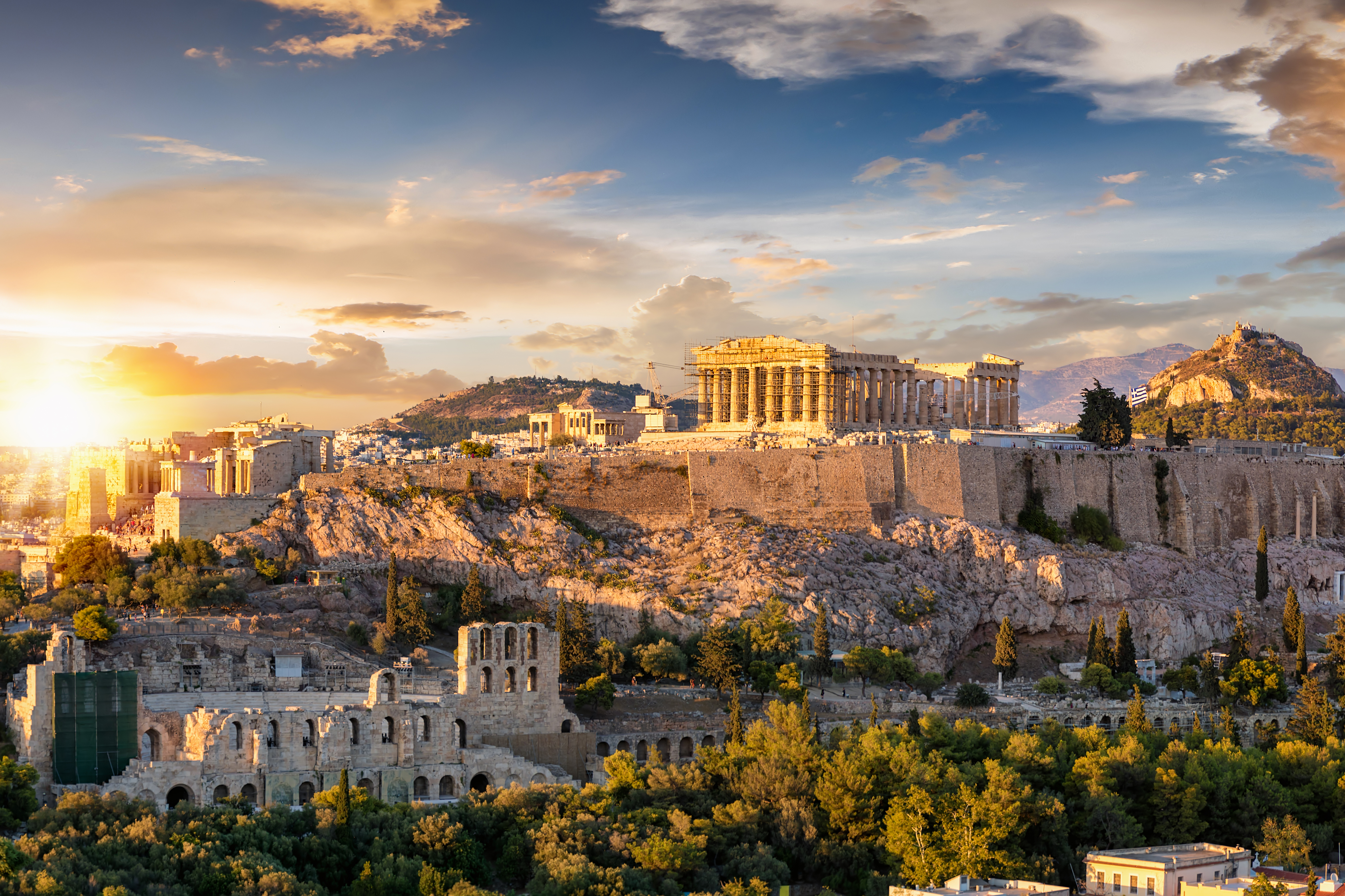 Акрополис в Греции, куда на ПМЖ могут переехать иностранцы